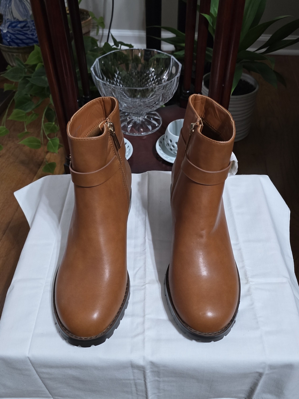 Brown Ankle Boots Like New